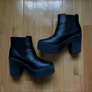 Black Platform Boots